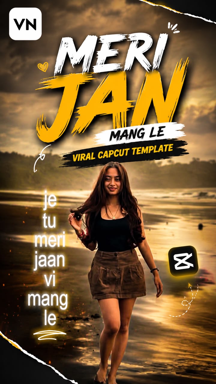 je tu meri jan vi mag le capcut template and vn code